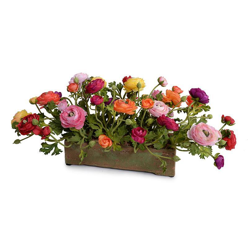 Ranunculus Centerpiece 12"H