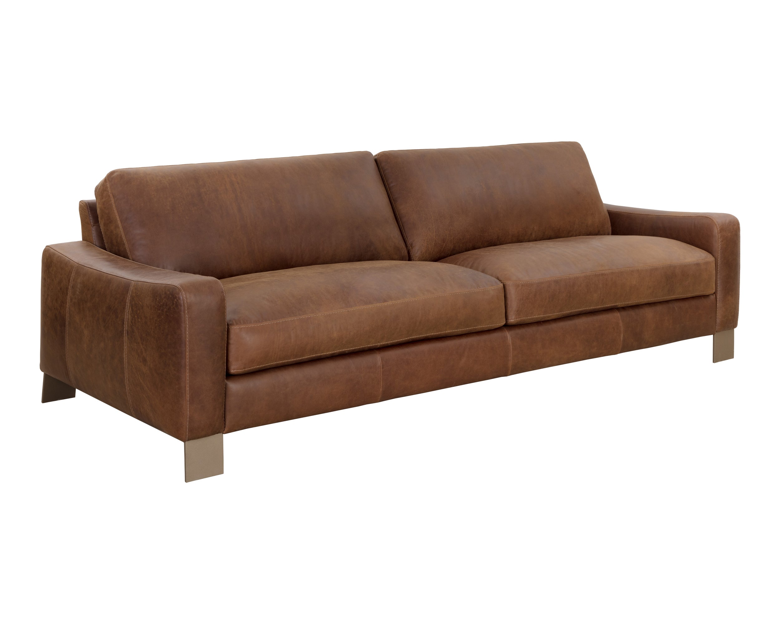 Rafael Sofa - Lucia Tobacco Leather