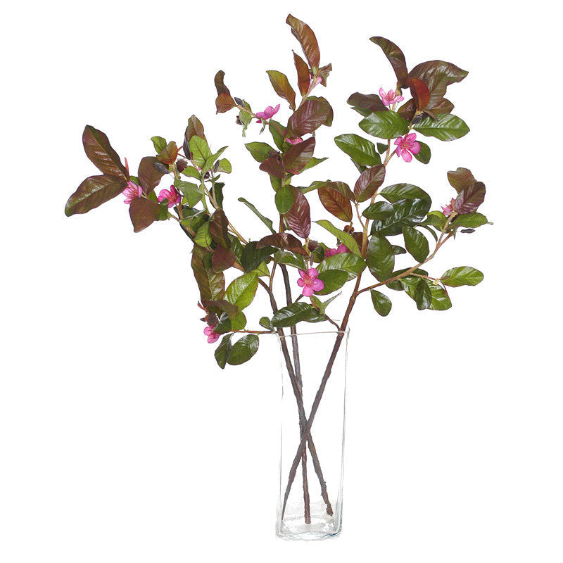 Pomegranate Branch, 30" L - Pink Flowers