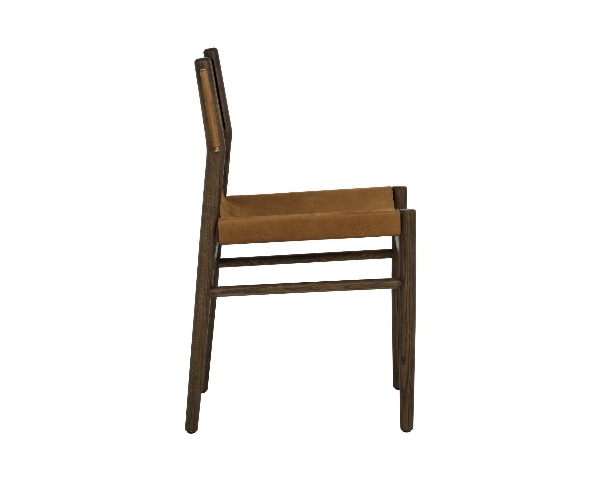 Argus Dining Chair - Nubuck Caramel Leather