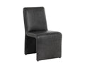 Cascata Dining Chair - Marseille Black Leather