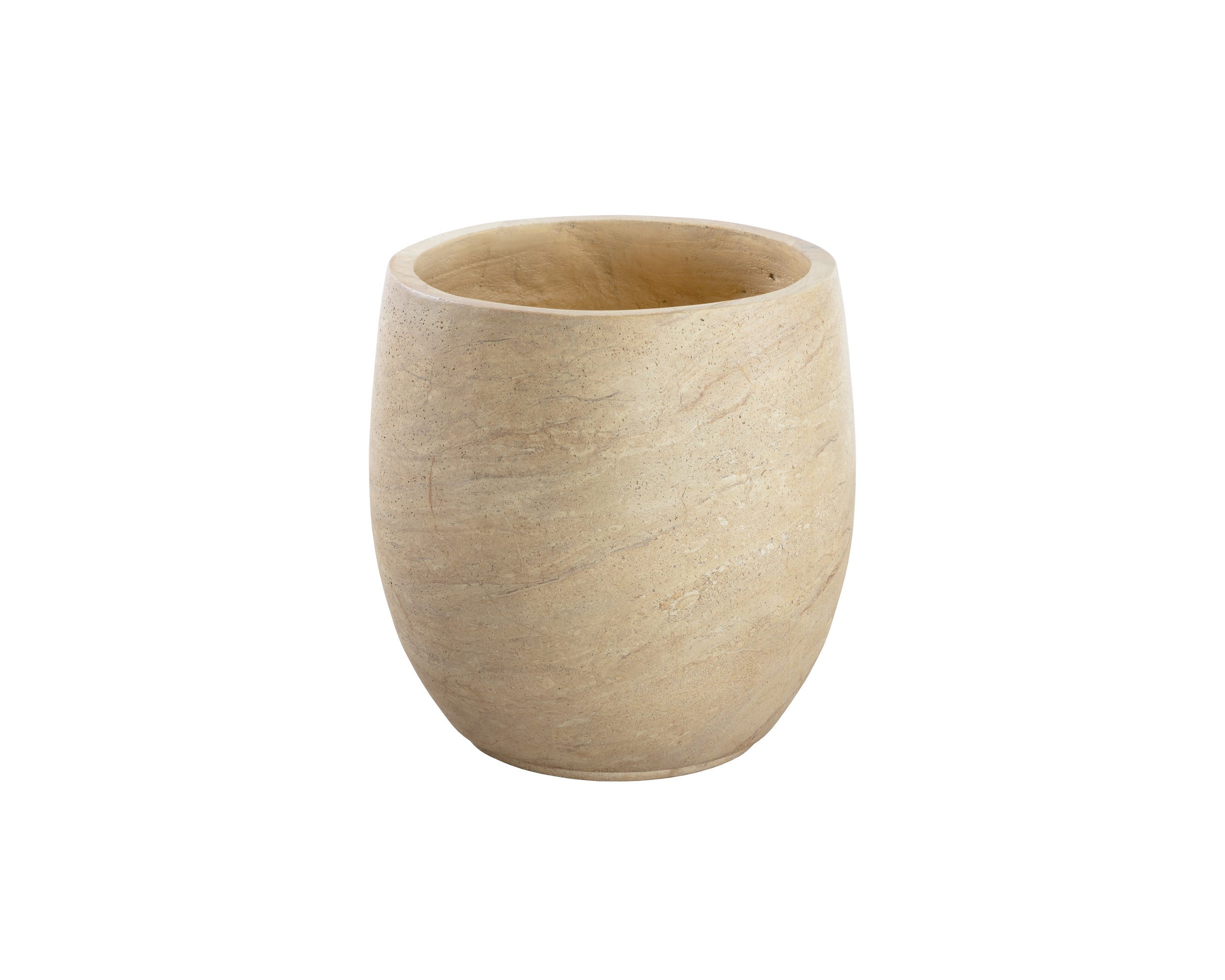 Aster Planter - Small - Travertine Look