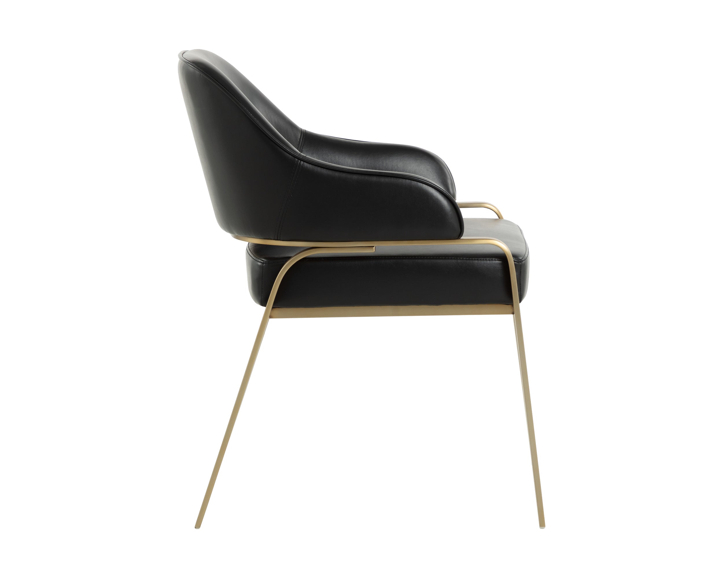 Malachi Dining Armchair - Cantina Black