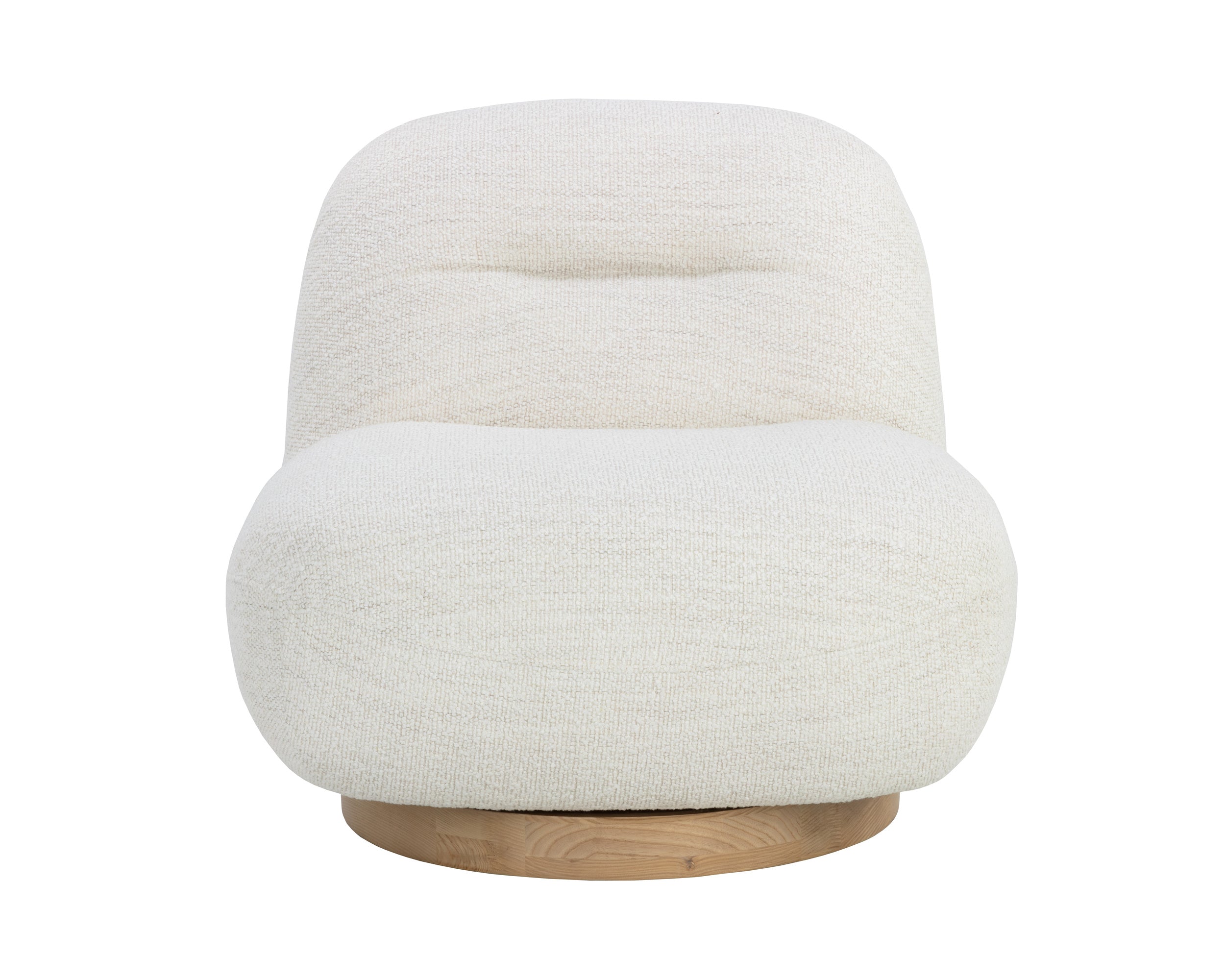 Franze Swivel Lounge Chair - Merino Pearl