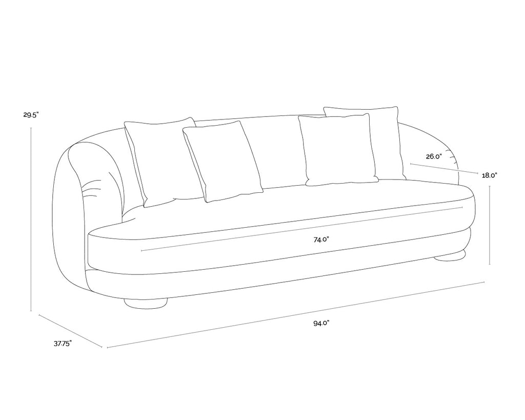 Valentina Sofa - Kona Camel