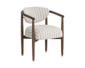 Sigrid Dining Armchair - Antique Brown - Gifford Script