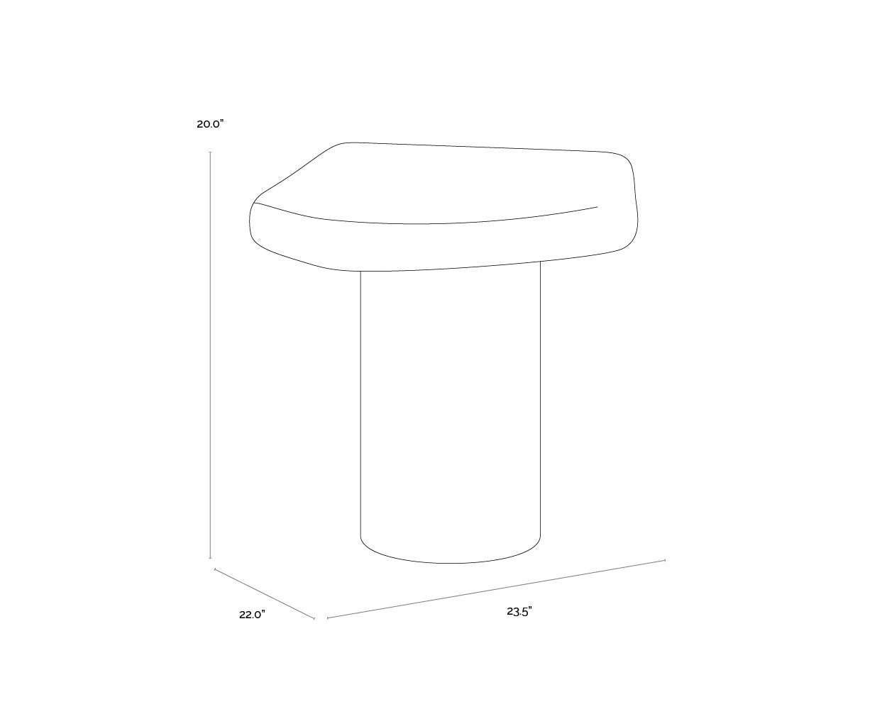 Detti End Table