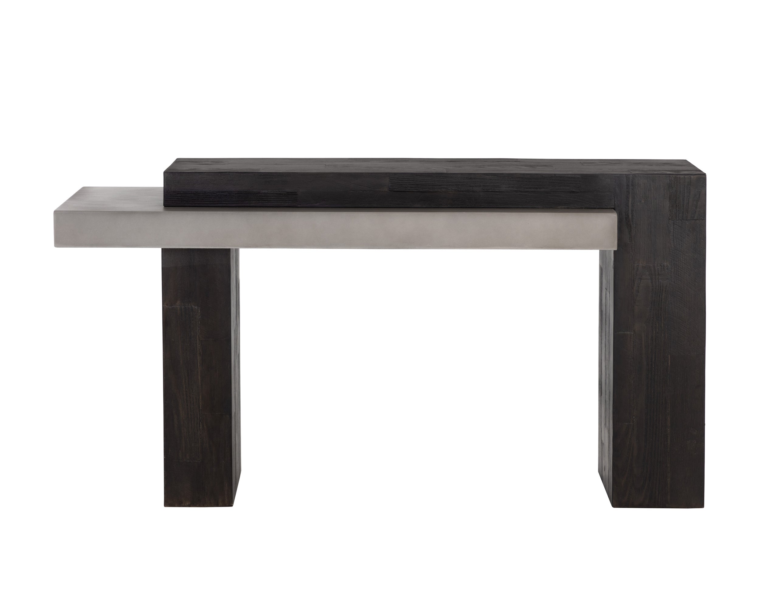 Herriot Console Table - Dark Brown / Grey