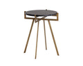 Anak End Table - Black Marble