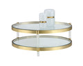 York Coffee Table - Brass