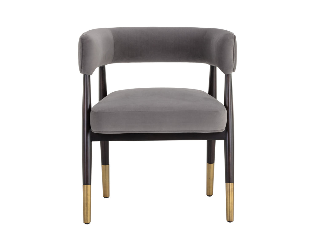 Callem Dining Armchair - Antonio Charcoal