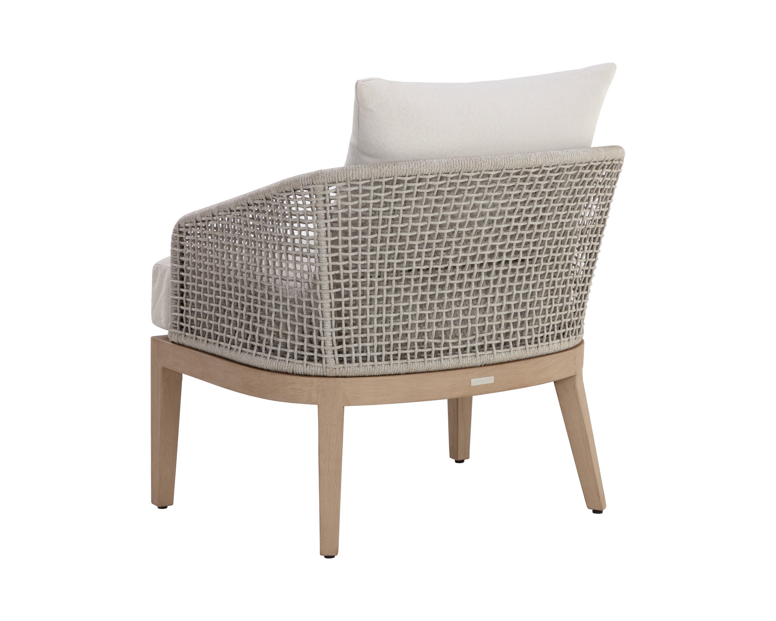 Capri Lounge Chair - Drift Brown - Palazzo Cream