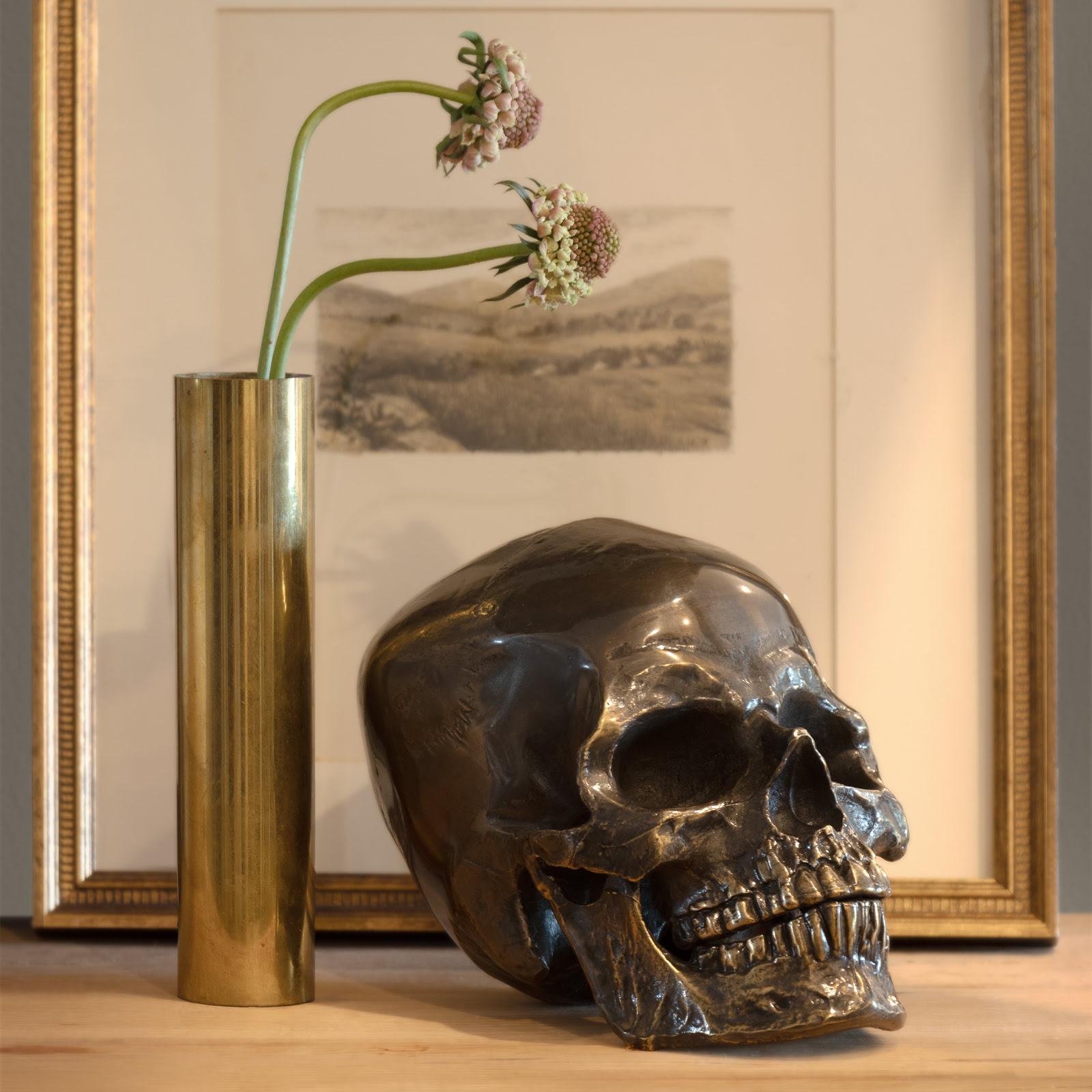 Metal Skull | Antique Bronze