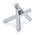 Intersecting Sculpture | Polished Nickel