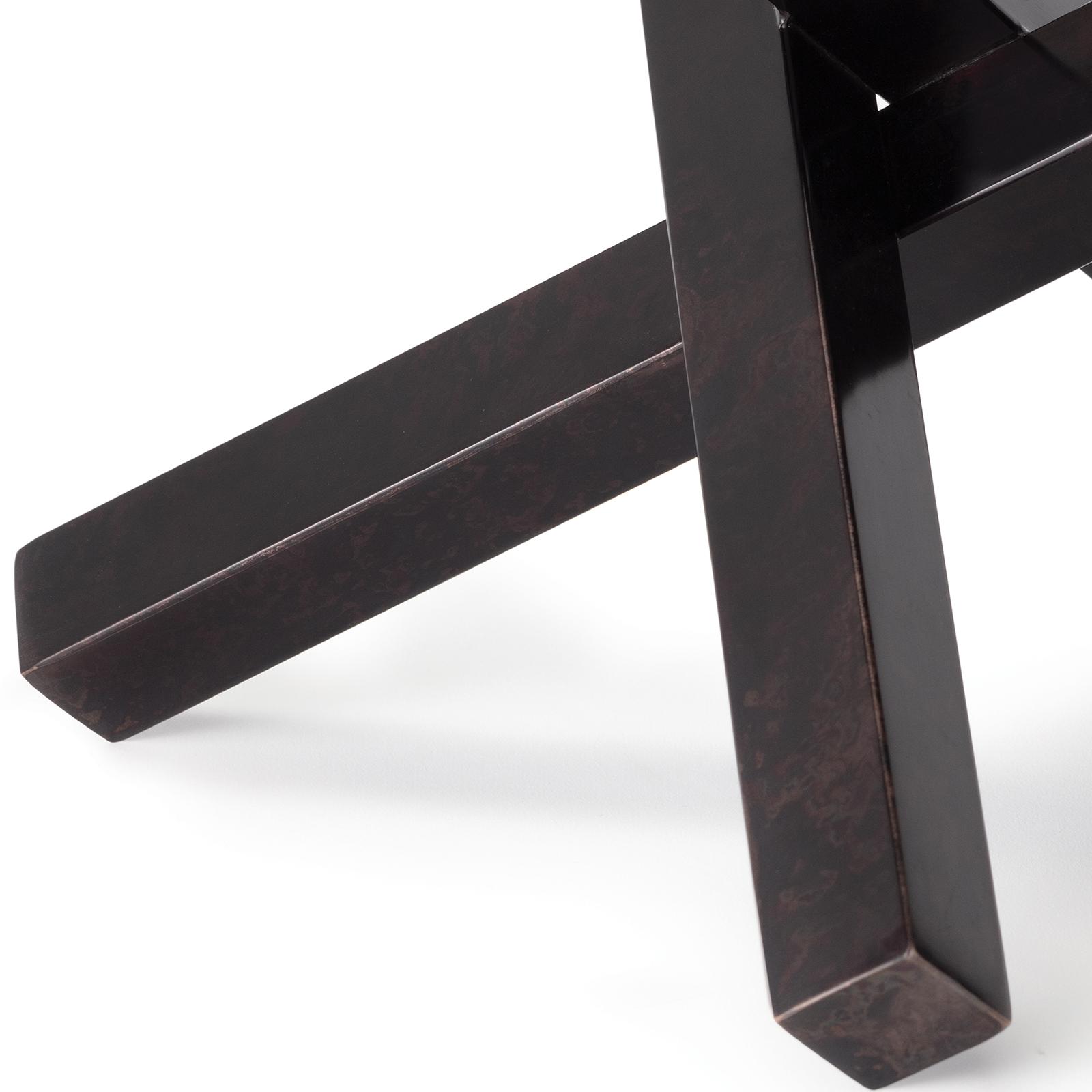 Intersecting Sculpture | Blackened Zinc