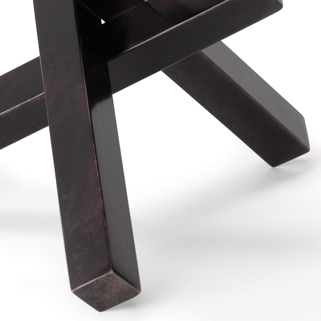 Intersecting Sculpture | Blackened Zinc