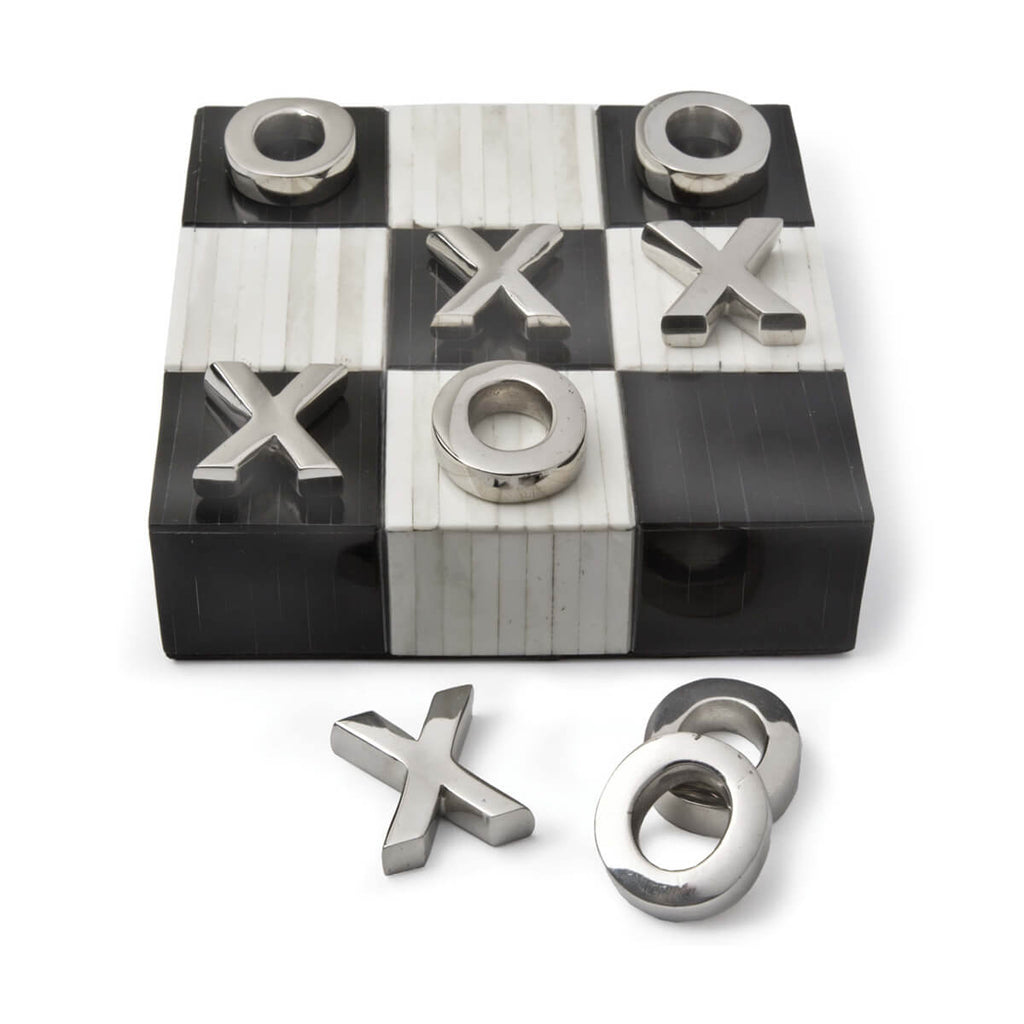 Tic Tac Toe Flat Board | Nickel Pieces