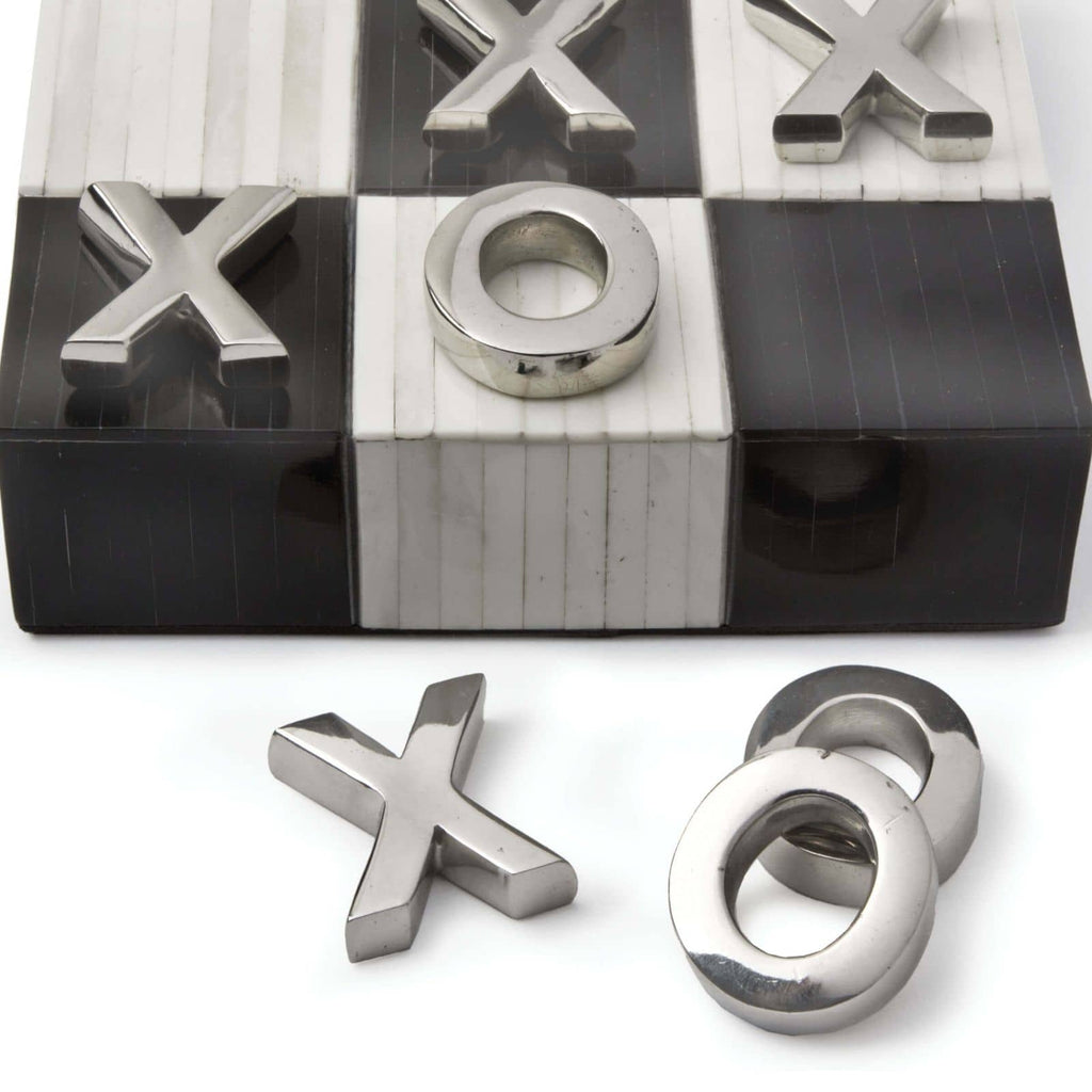 Tic Tac Toe Flat Board | Nickel Pieces