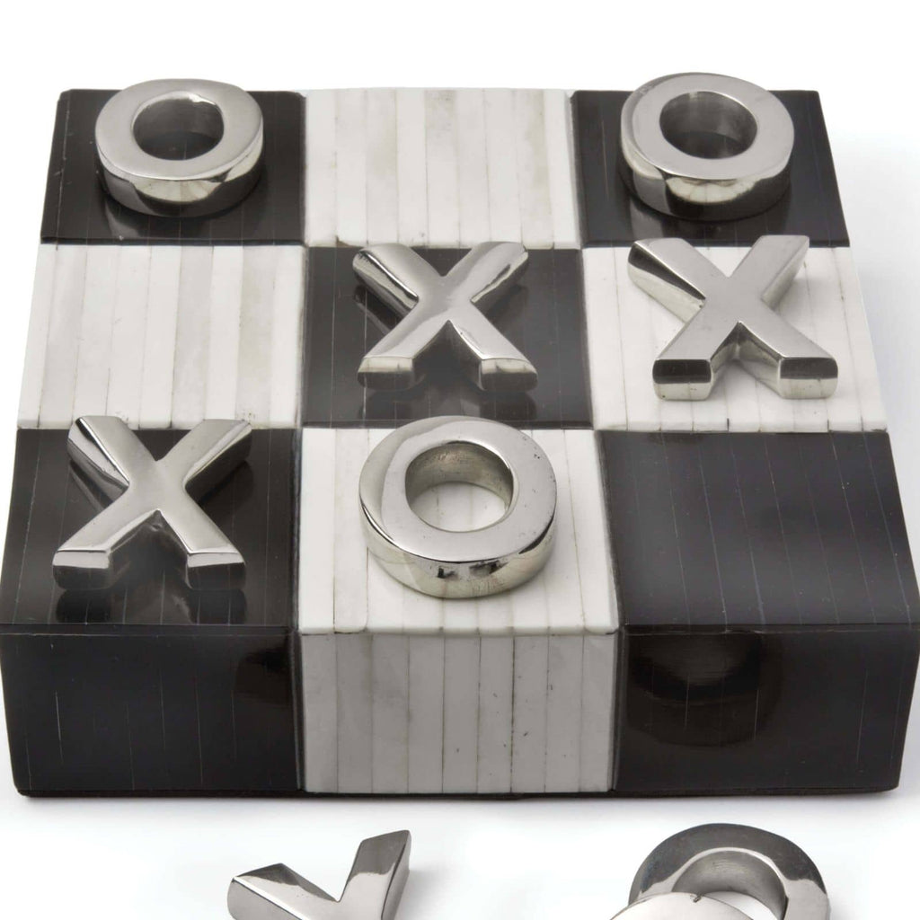 Tic Tac Toe Flat Board | Nickel Pieces