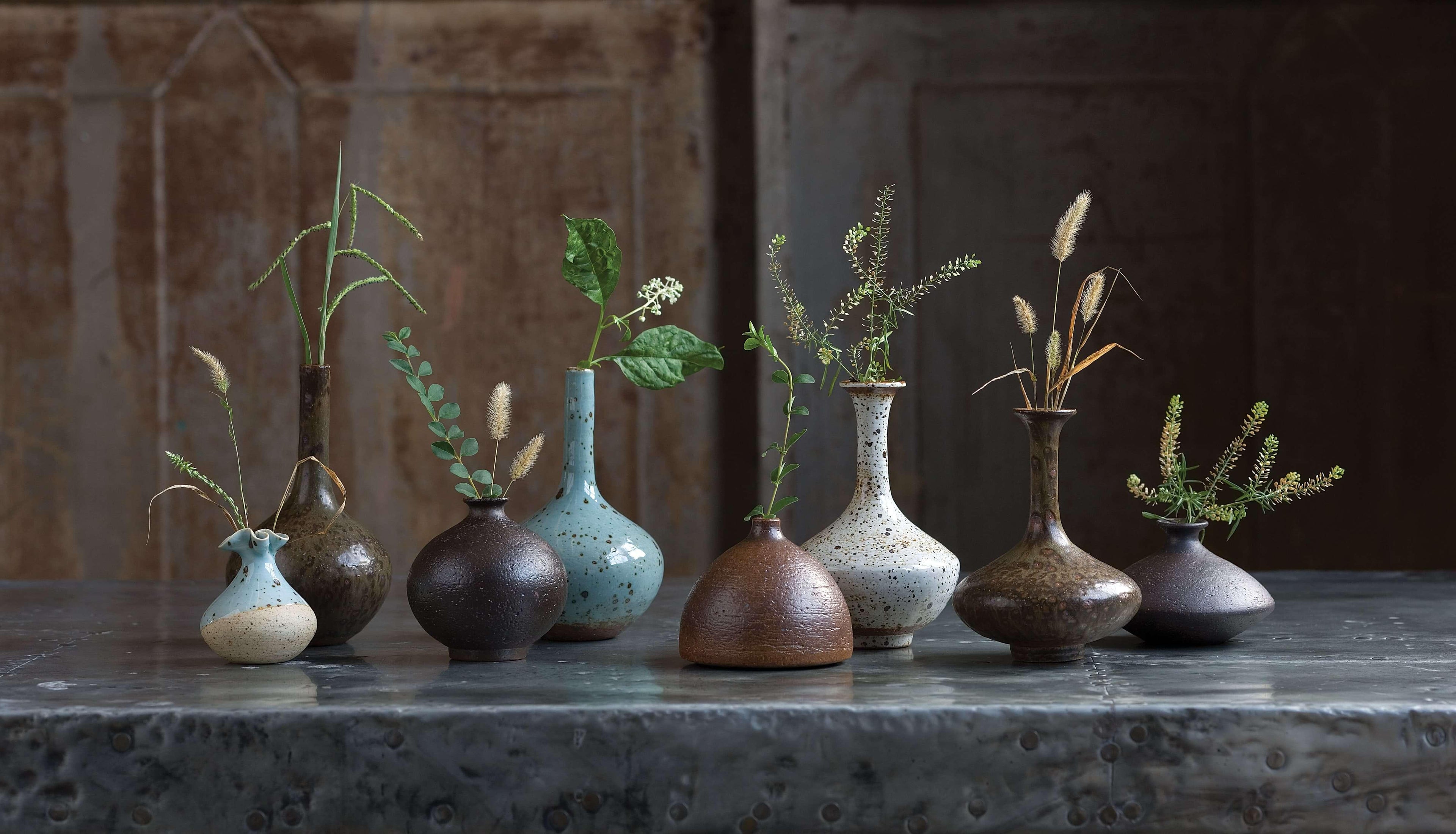 Porcelain Bud Vases | Set of 8