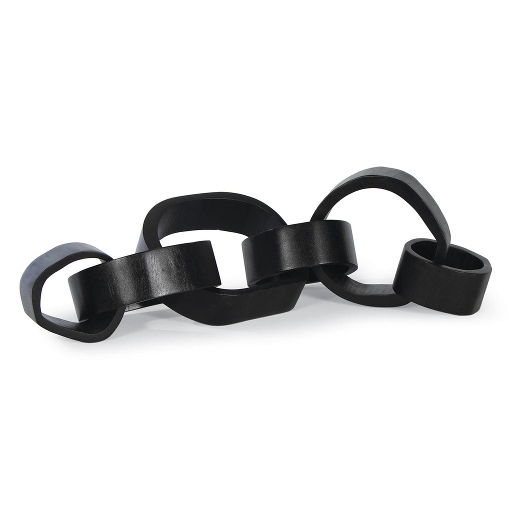 Wooden Links Centerpiece | Black