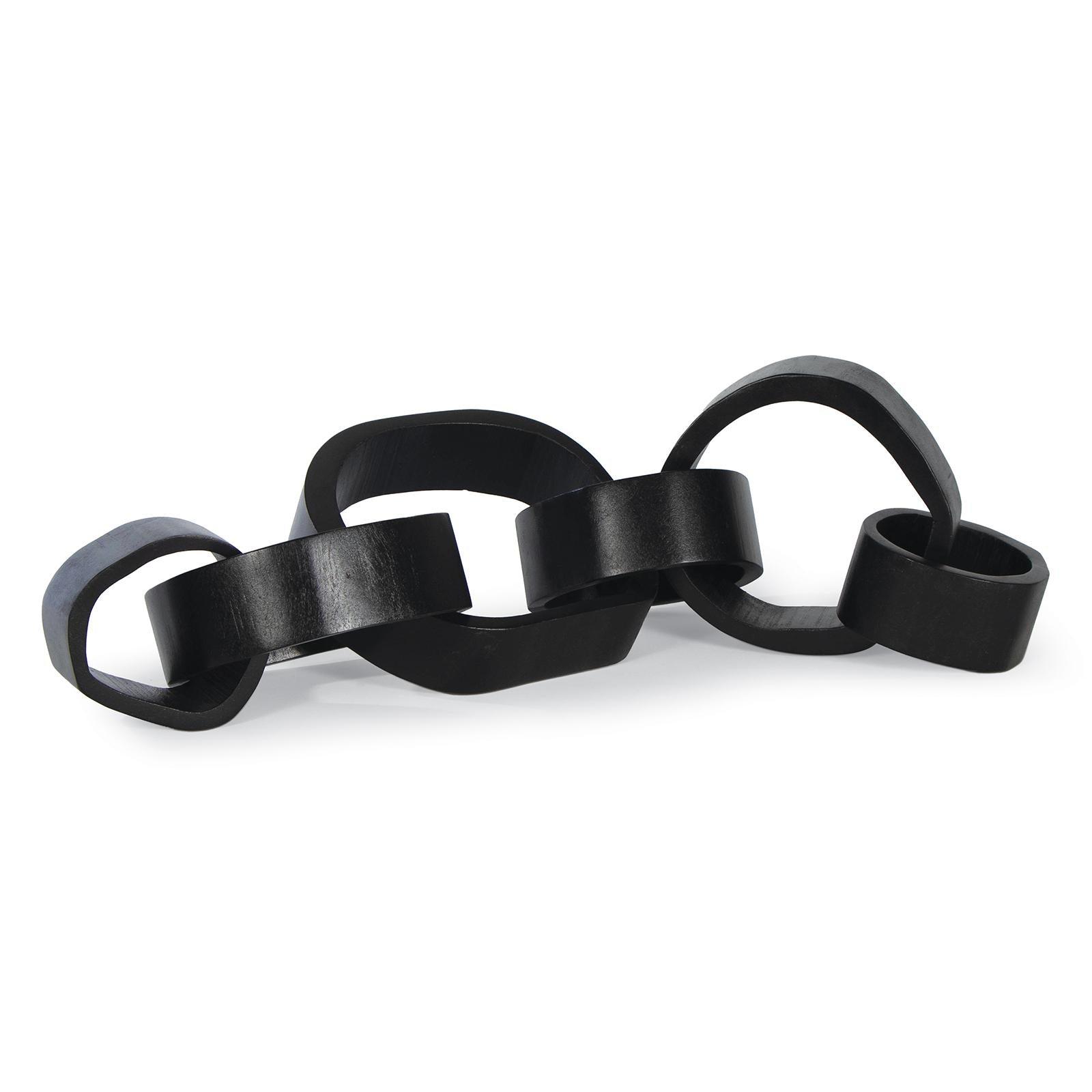 Wooden Links Centerpiece | Black