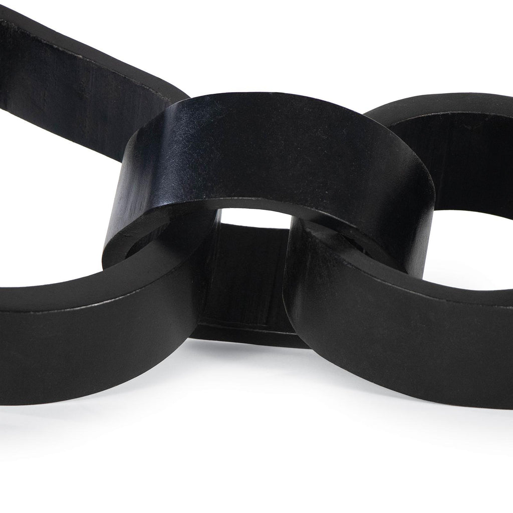 Wooden Links Centerpiece | Black