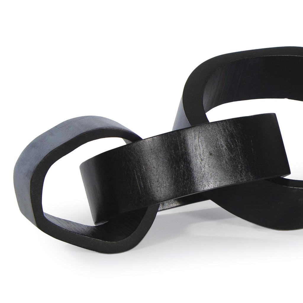 Wooden Links Centerpiece | Black