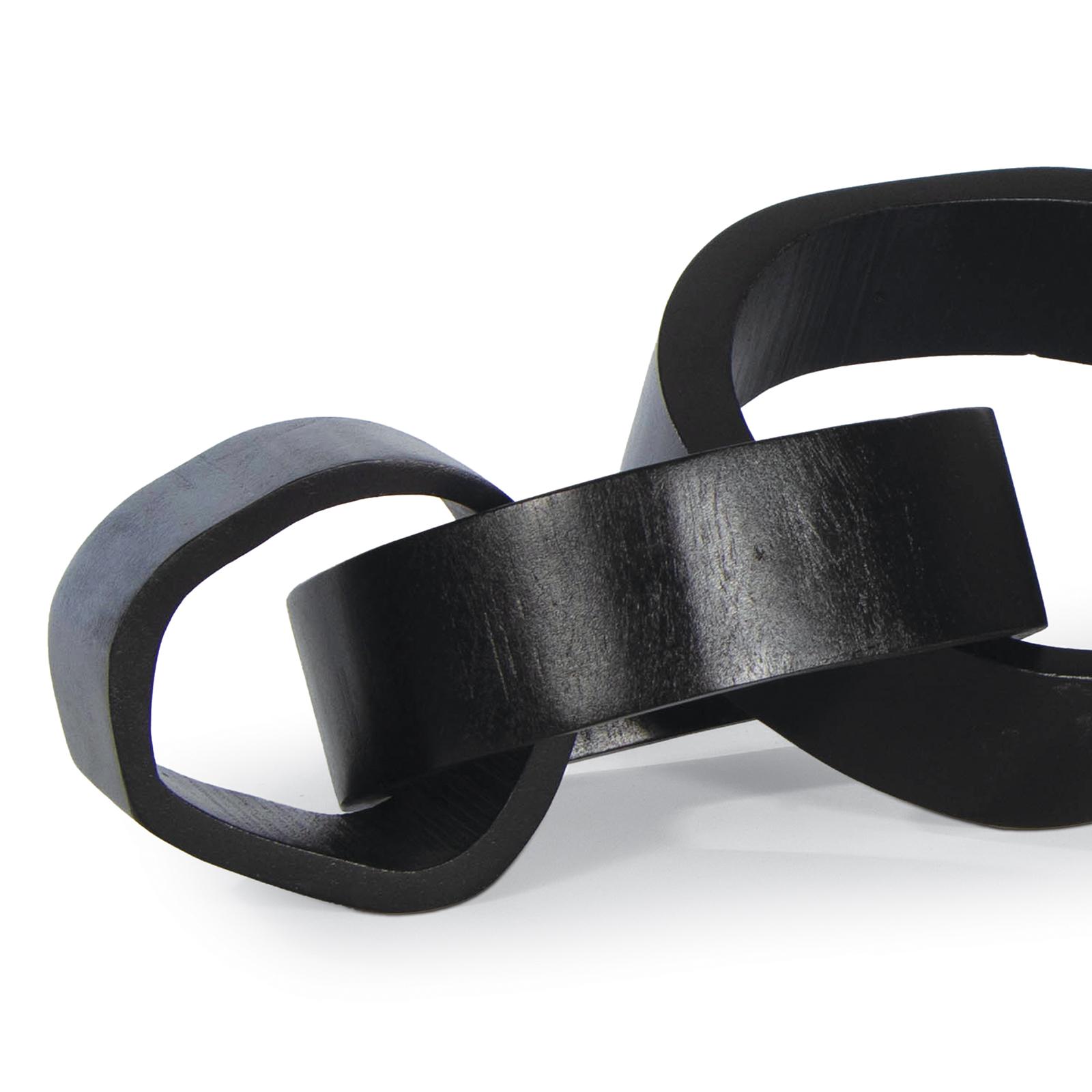 Wooden Links Centerpiece | Black