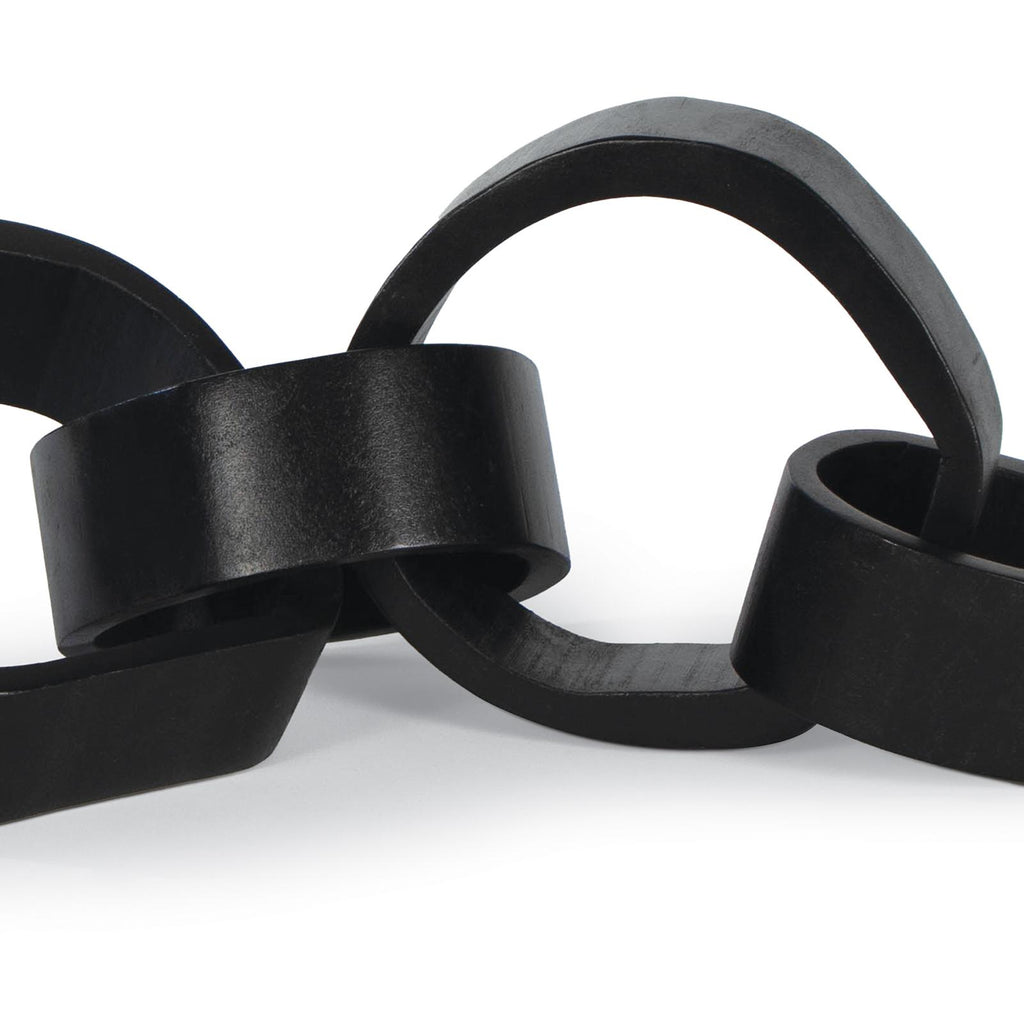 Wooden Links Centerpiece | Black