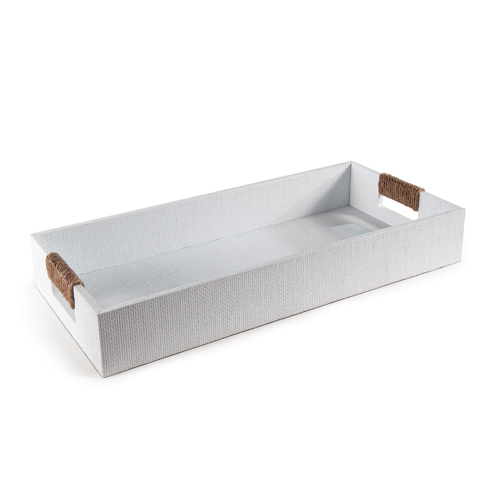 Logia Rectangle Tray Small | White