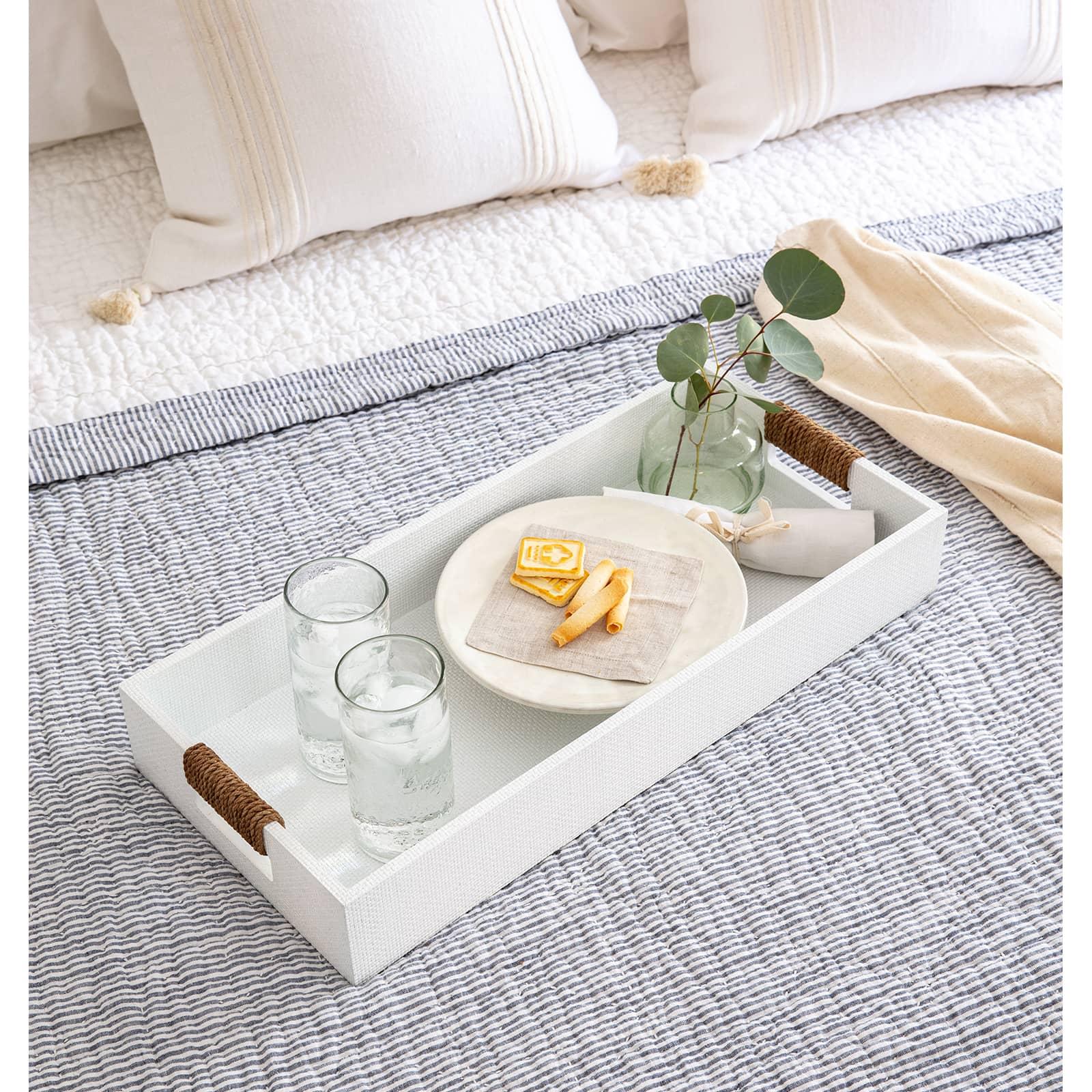Logia Rectangle Tray Small | White