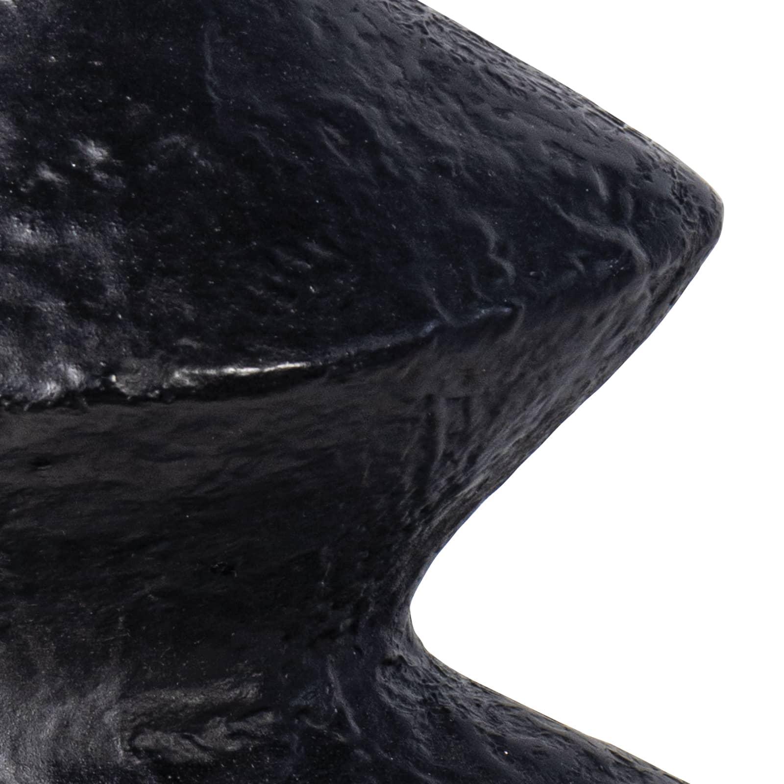 Poe Metal Vase | Black