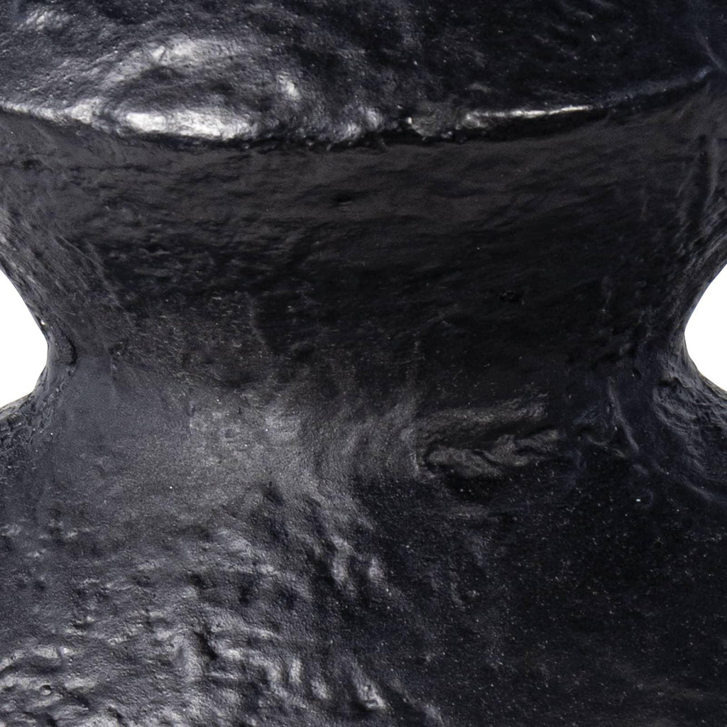 Poe Metal Vase | Black