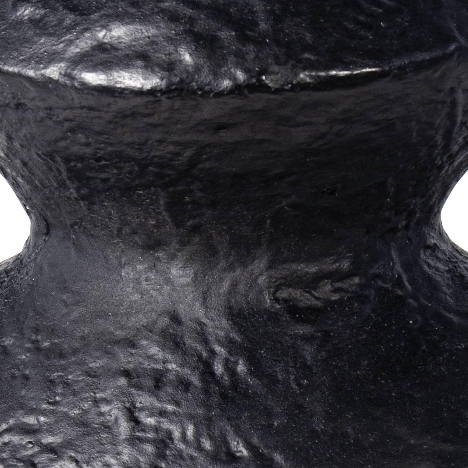 Poe Metal Vase | Black