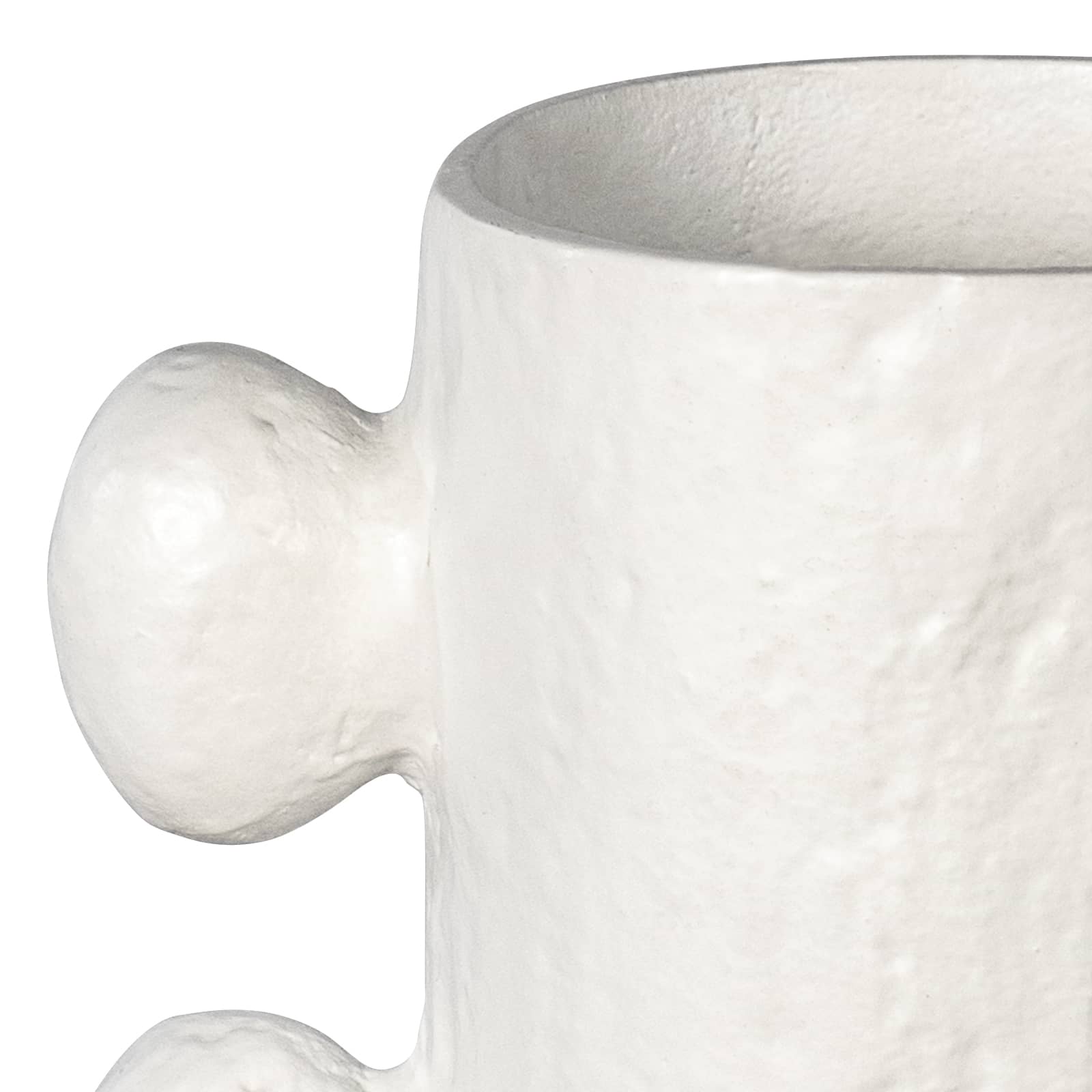 Sanya Metal Vase Small | White