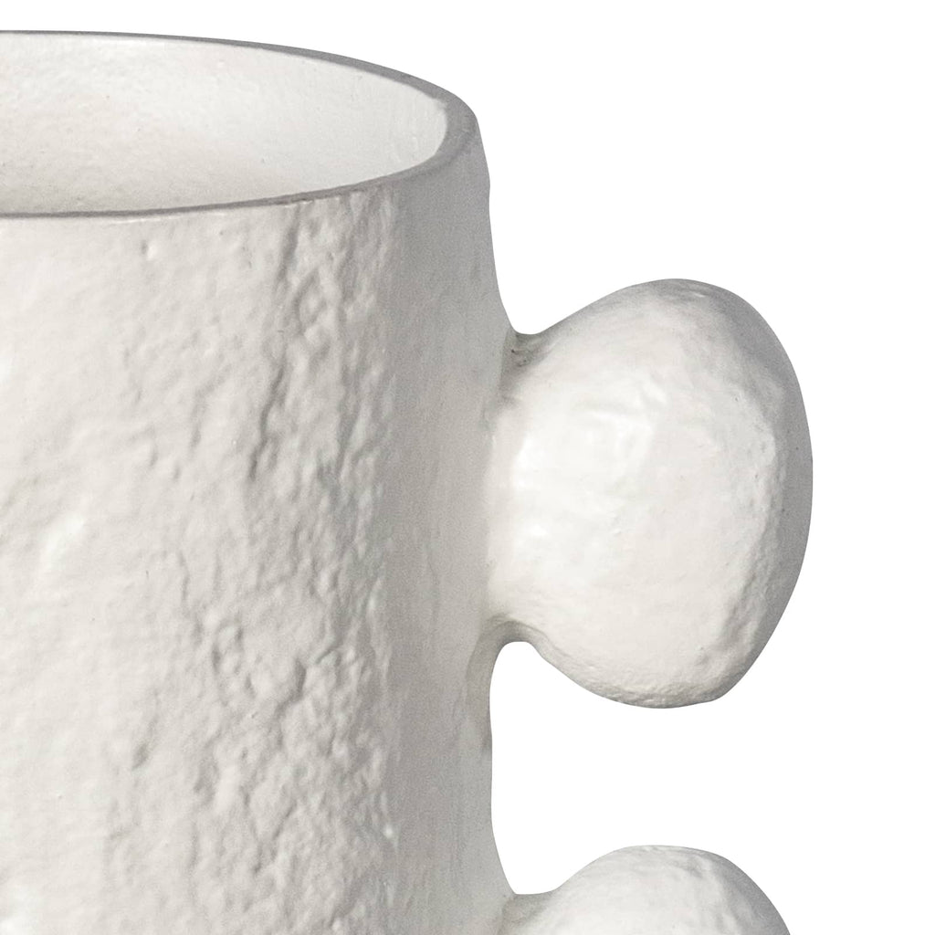 Sanya Metal Vase Small | White