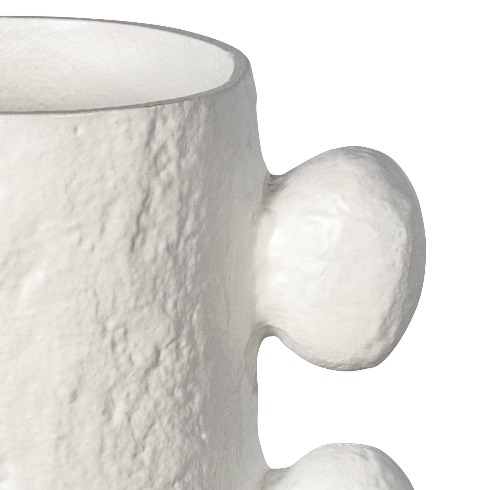 Sanya Metal Vase Small | White