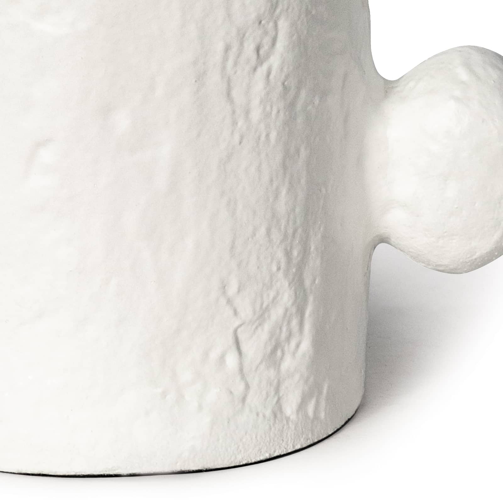 Sanya Metal Vase Small | White