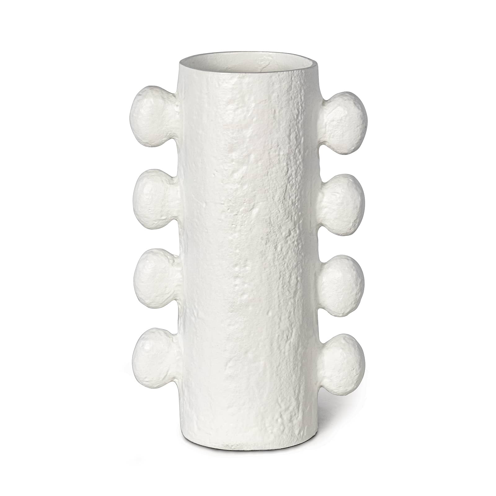 Sanya Metal Vase Large | White