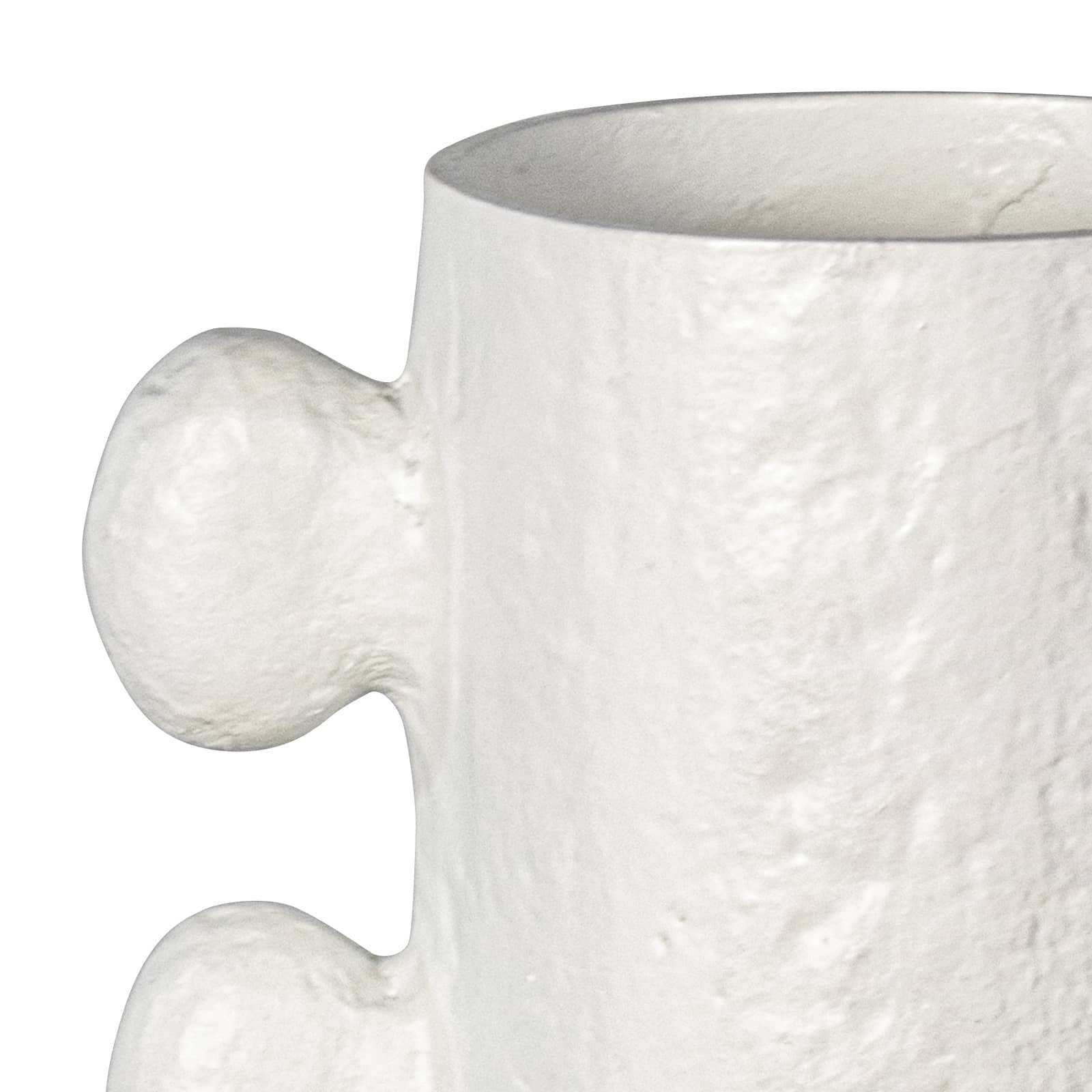 Sanya Metal Vase Large | White