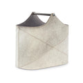 Andres Hair on Hide Basket | Grey
