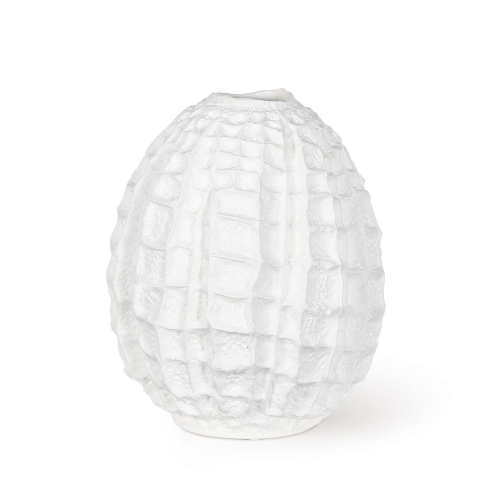 Caspian Ceramic Vase | White