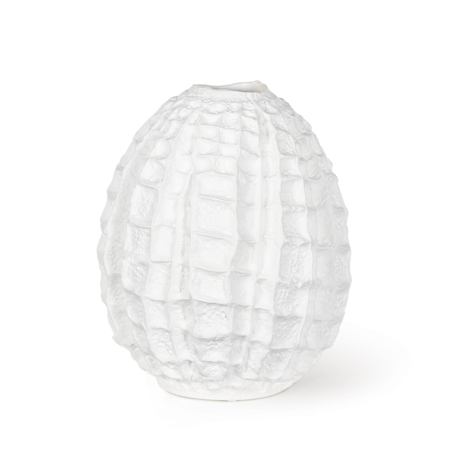 Caspian Ceramic Vase | White