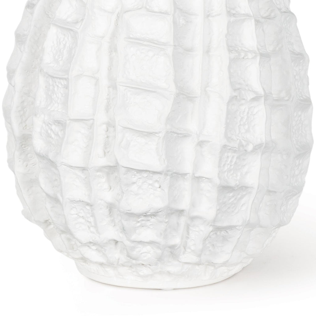 Caspian Ceramic Vase | White
