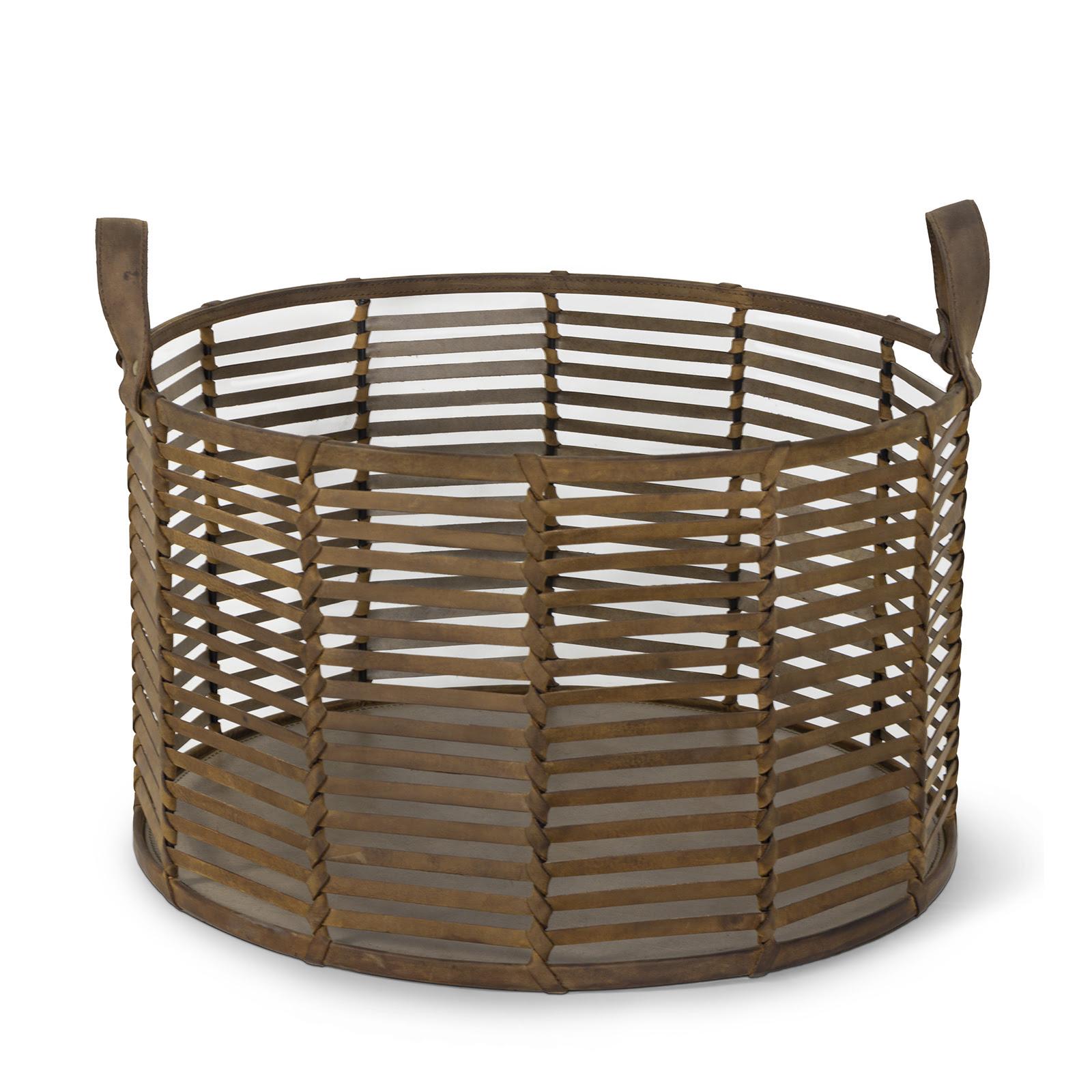 Finn Leather Basket Large