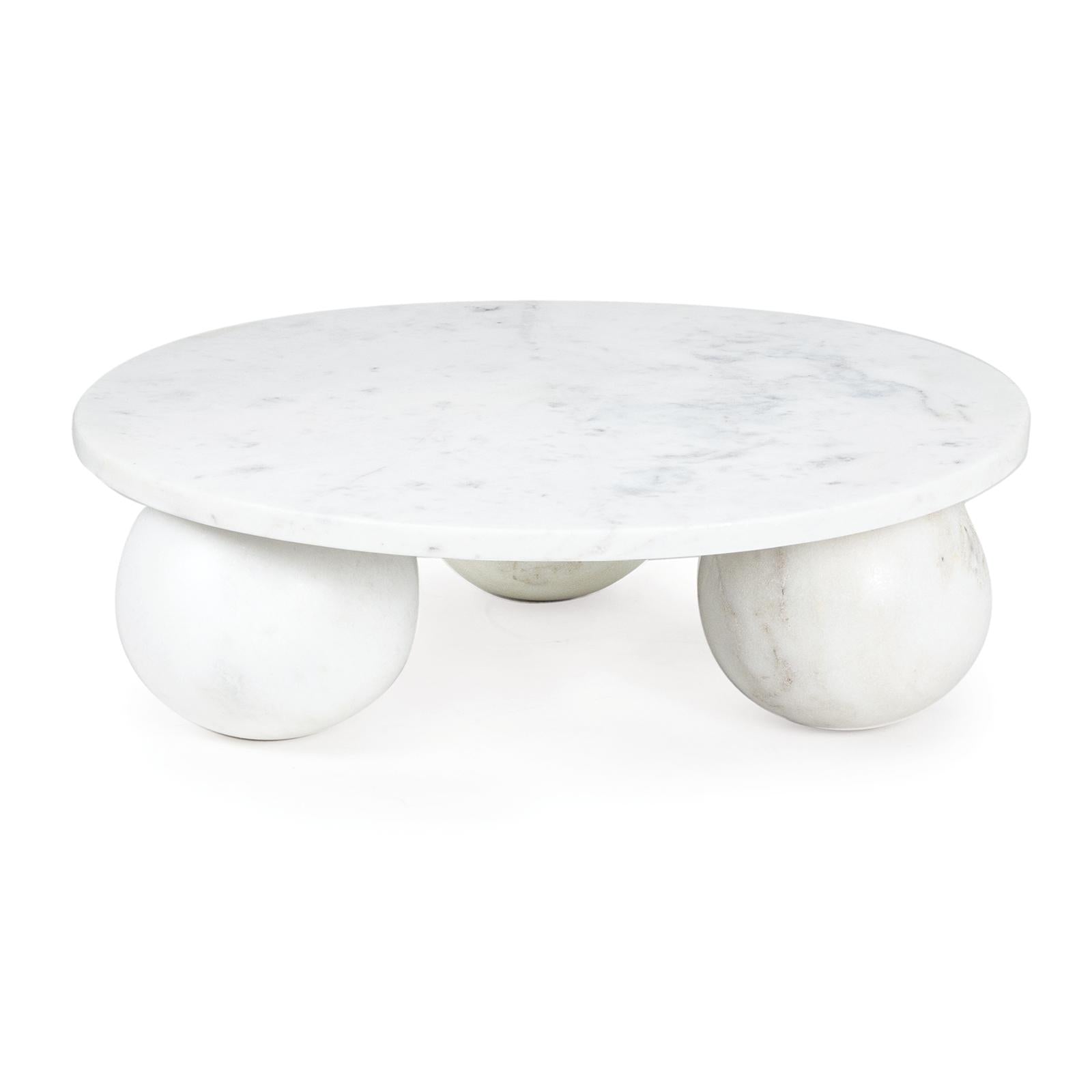 Marlow Marble Plate Large | White