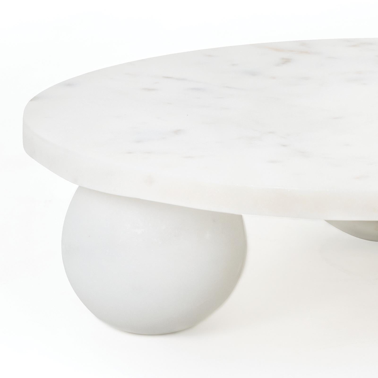 Marlow Marble Plate Large | White