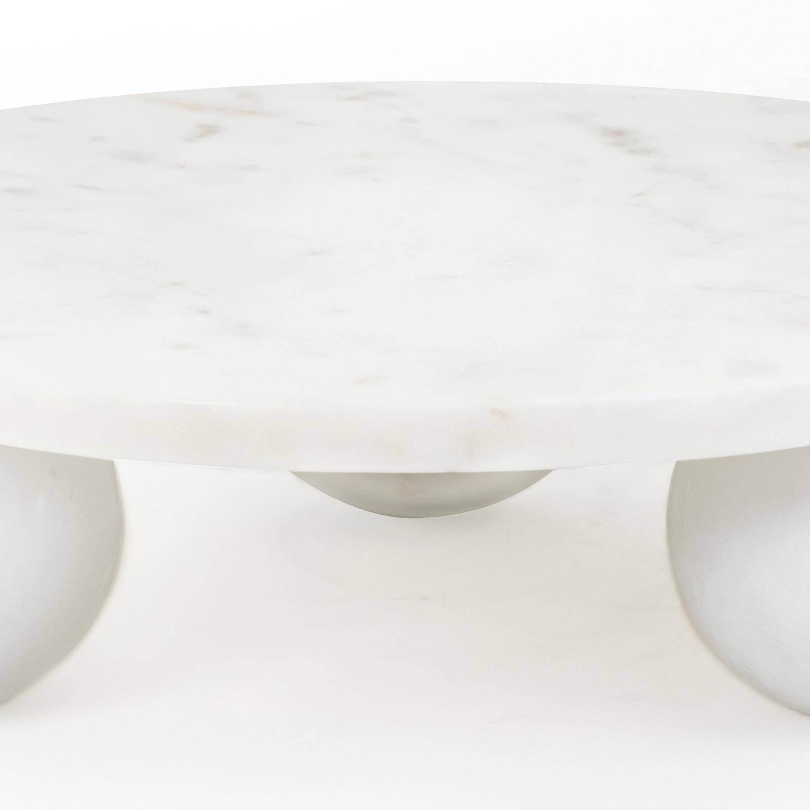 Marlow Marble Plate Large | White