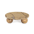 Marlow Marble Plate Small | Brown